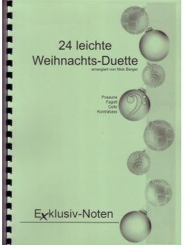 24 leichte Weihnachtsduette 