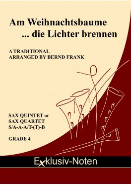 Am Weihnachtsbaume die Lichter brennen
