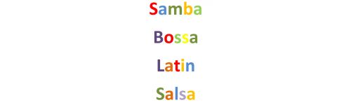 Samba-Bossa-Latin-Salsa